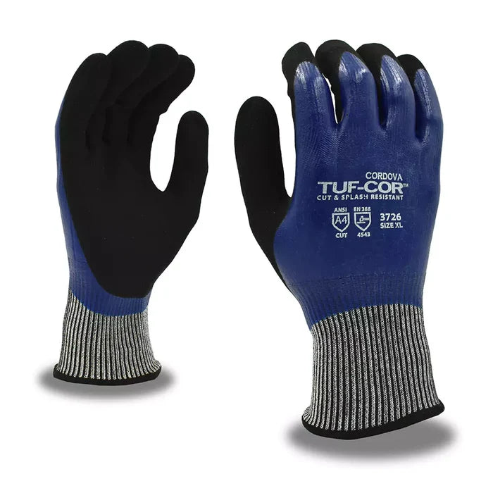 Cordova Safety Tuf-Cor Cut Resistant Gloves - 13-Gauge ANSI Cut Level A4 - 3726