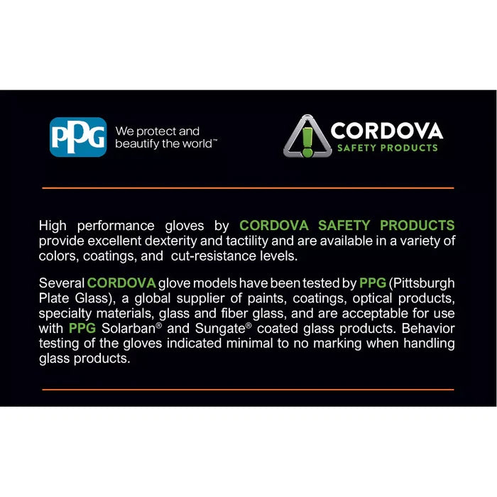 Cordova Safety Tuf-Cor Touch Grip Gloves - 13-Gauge ANSI Cut Level A1 - 12 Pcs Pack - 6992