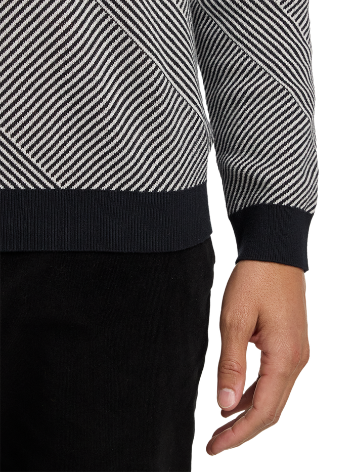 Alternate Image of Cotton 4-button Mock Neck Sweater-3
