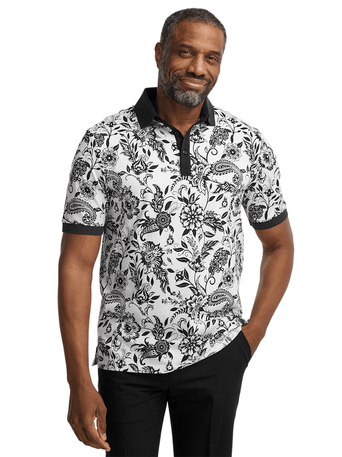 Alternate Image of Cotton Blend Three Button Polo-1