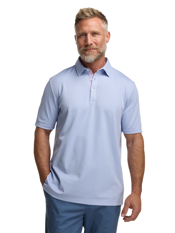 Alternate Image of Cotton Blend Three Button Polo-1