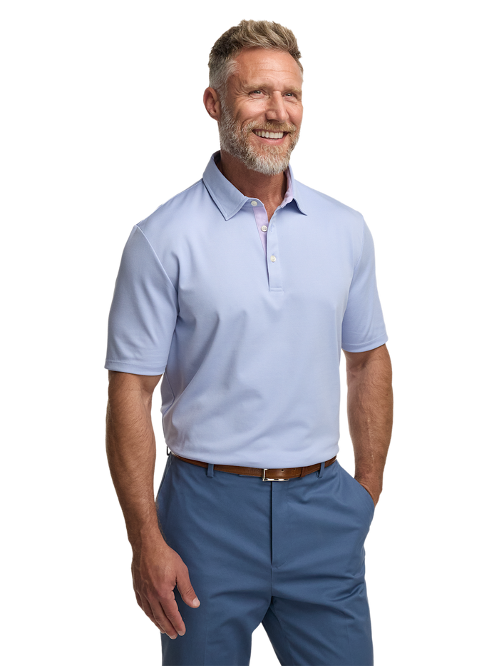 Alternate Image of Cotton Blend Three Button Polo-4