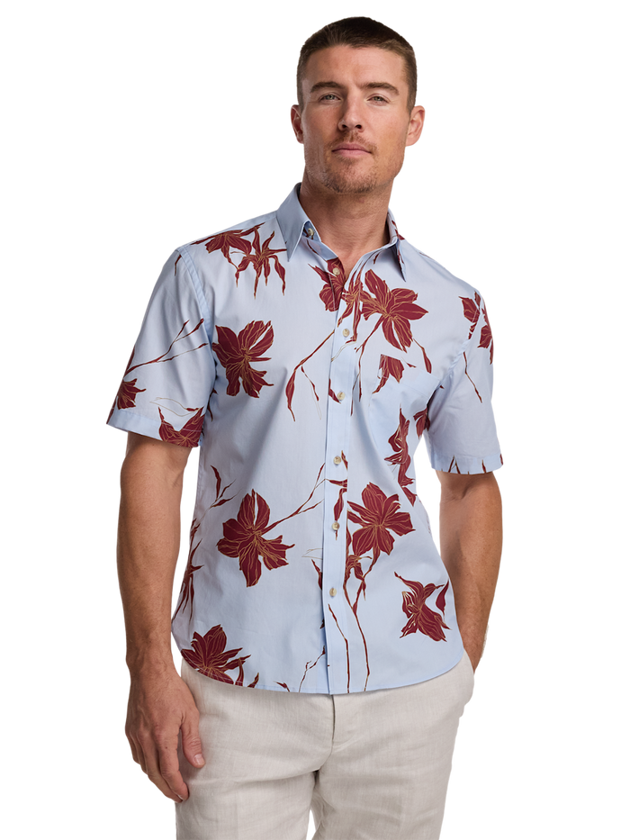 Alternate Image of Cotton Botanical Casual Shirt-1