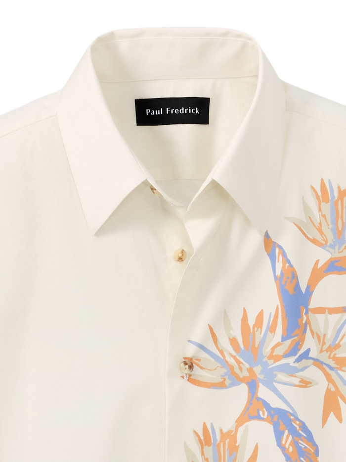 Alternate Image of Cotton Botanical Casual Shirt-5