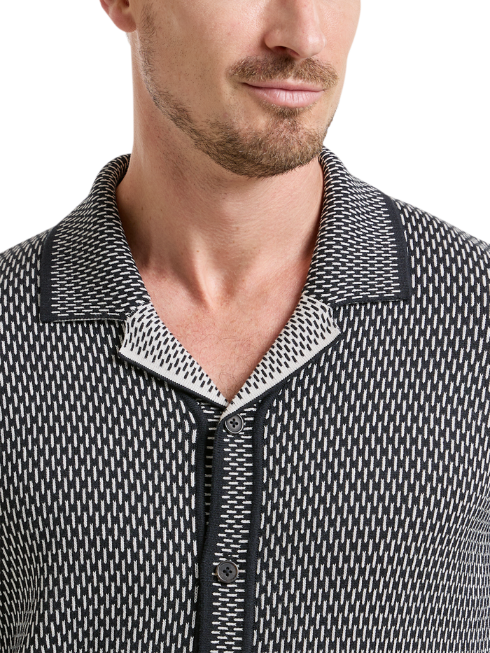 Alternate Image of Cotton Button Front Camp Sweater-2