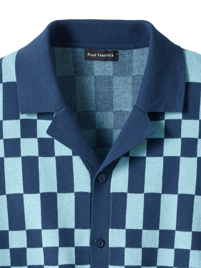 Alternate Image of Cotton Button Front Camp Sweater-5