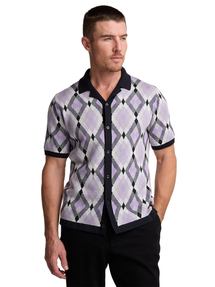 Alternate Image of Cotton Button Front Camp Sweater-1
