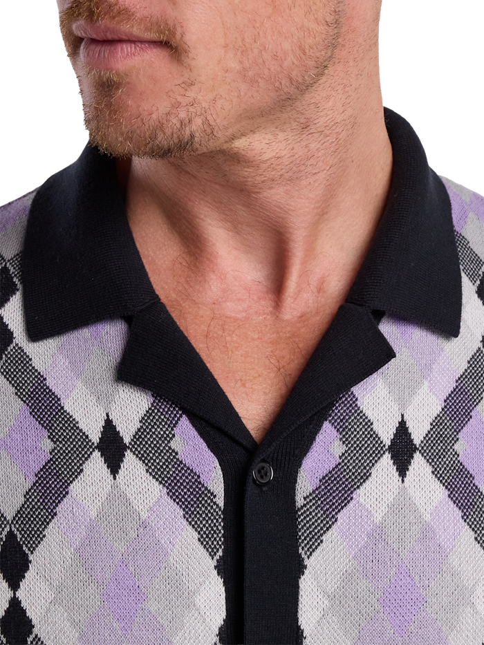 Alternate Image of Cotton Button Front Camp Sweater-2