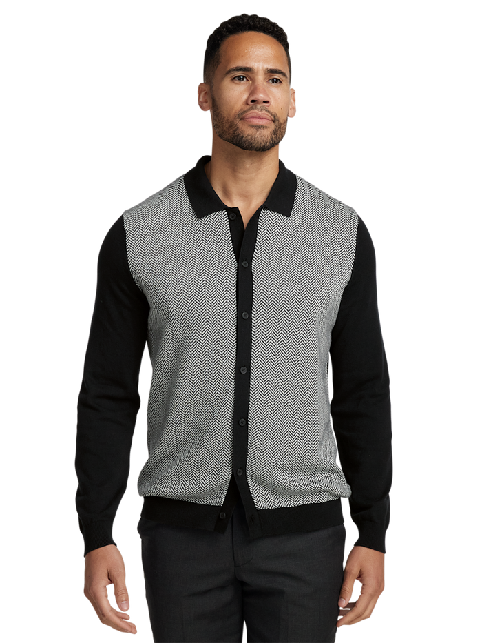 Alternate Image of Cotton Button Front Polo-1
