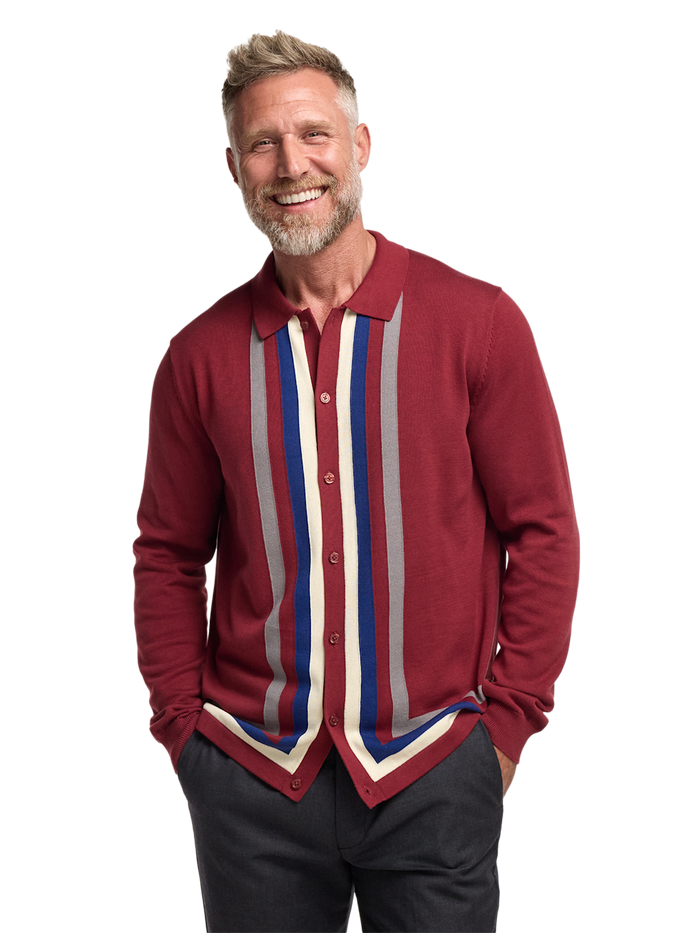 Alternate Image of Cotton Button Front Polo-1