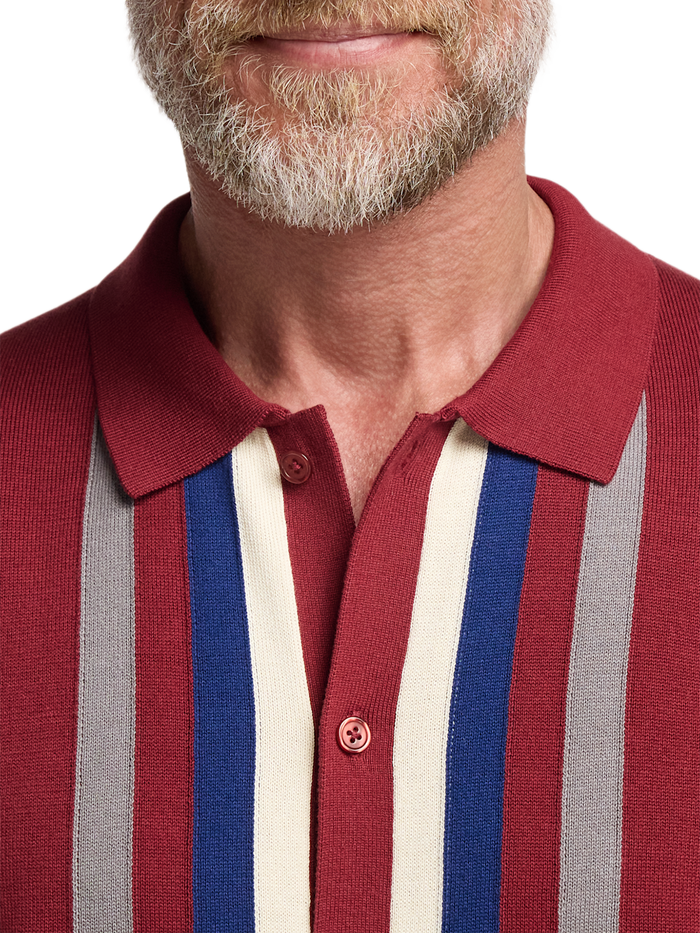 Alternate Image of Cotton Button Front Polo-2