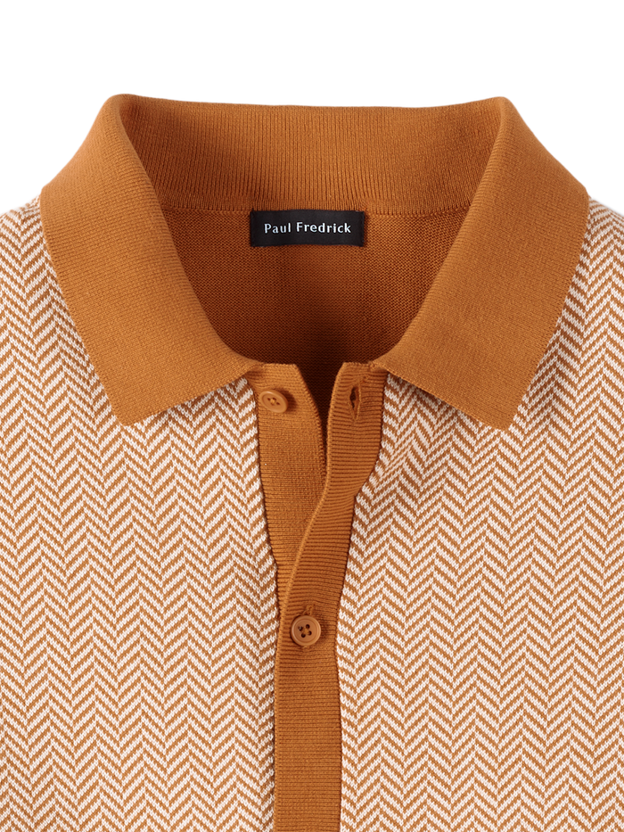 Alternate Image of Cotton Button Front Polo-5