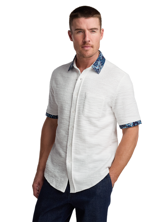 Alternate Image of Cotton Button Front Polo-1