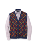 Product Image of Cotton Button Front V-neck Cardigan Vest-Multi