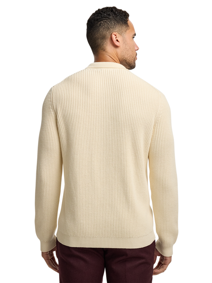 Alternate Image of Cotton Cable V-neck Polo-4
