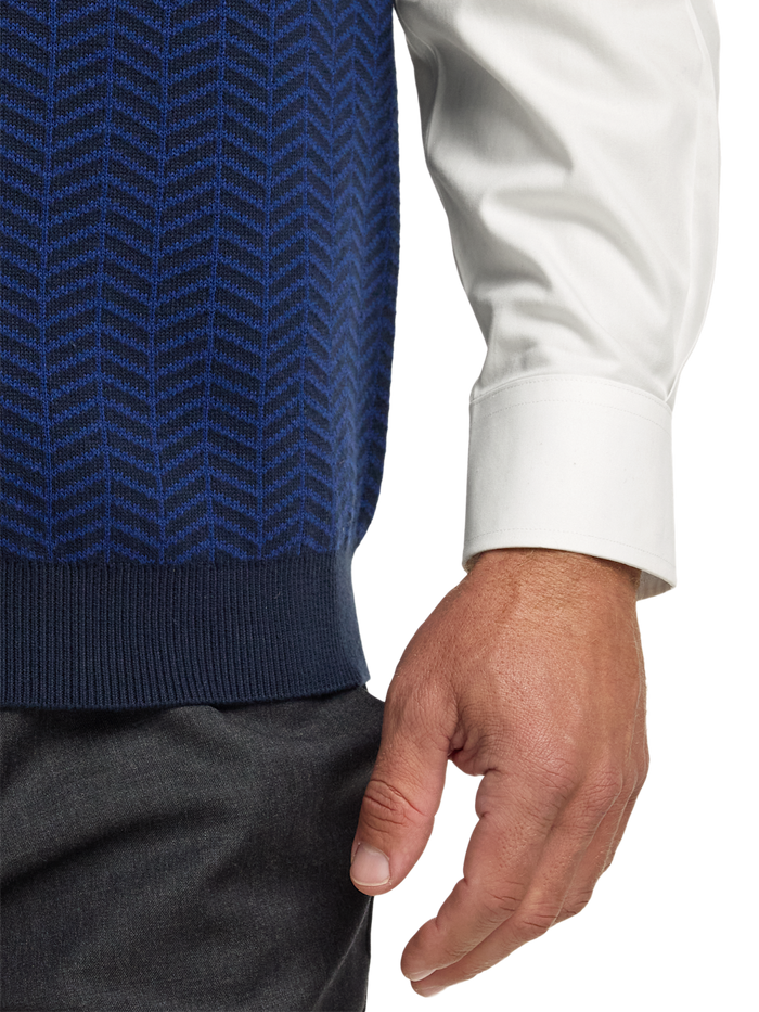Alternate Image of Cotton Full Zip Mock Neck Vest-3