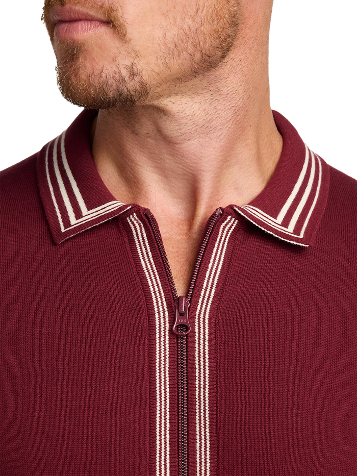 Alternate Image of Cotton Full Zip Polo-2