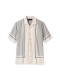 Product Image of Cotton Geometric Casual Shirt-Tan Multi