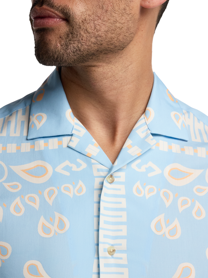 Alternate Image of Cotton Paisley Bandana Casual Shirt-2