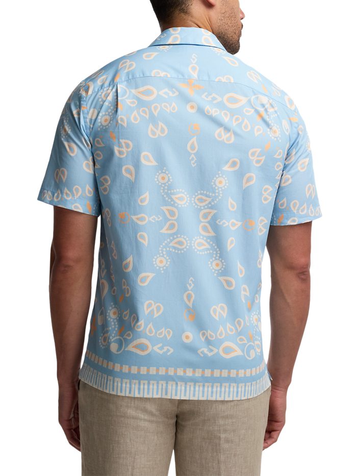Alternate Image of Cotton Paisley Bandana Casual Shirt-4