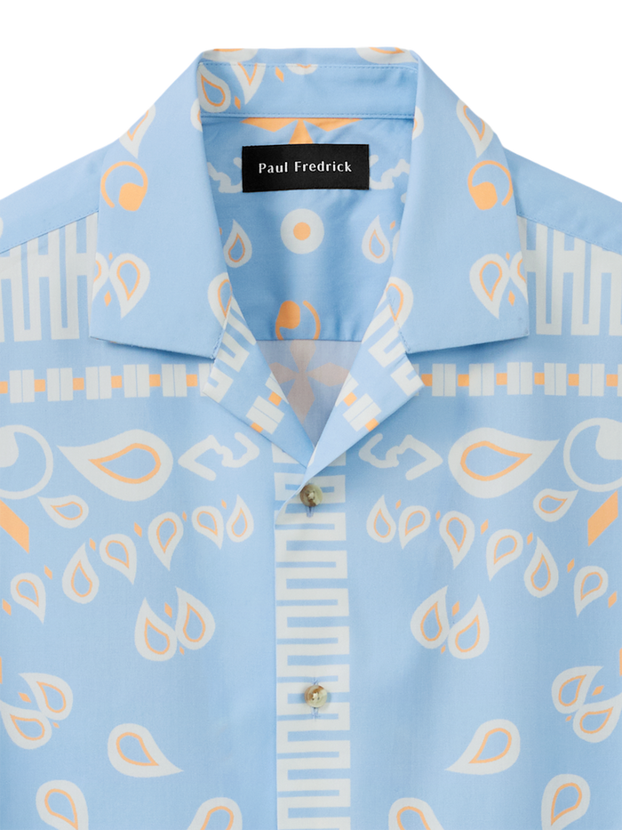 Alternate Image of Cotton Paisley Bandana Casual Shirt-5