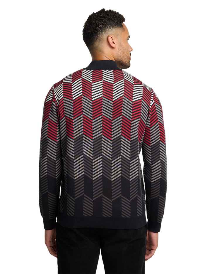 Alternate Image of Cotton Quarter Zip Mock Neck Sweater-4