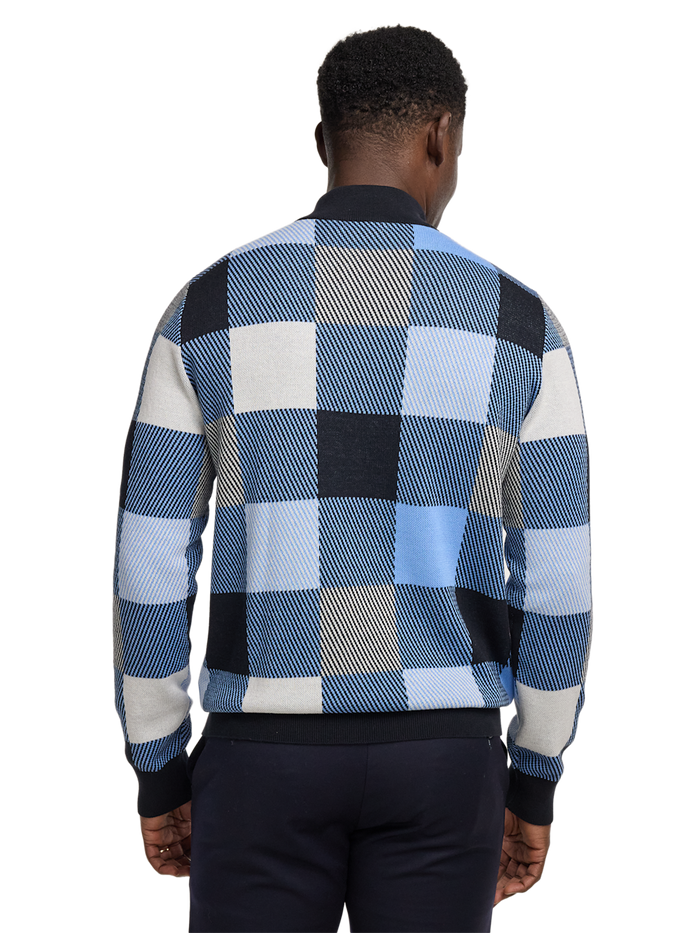Alternate Image of Cotton Quarter Zip Mock Neck Sweater-4