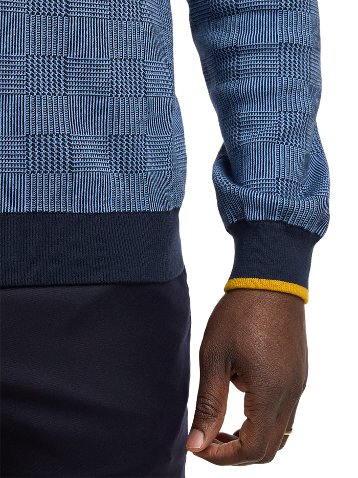 Alternate Image of Cotton Quarter Zip Mock Neck Sweater-3