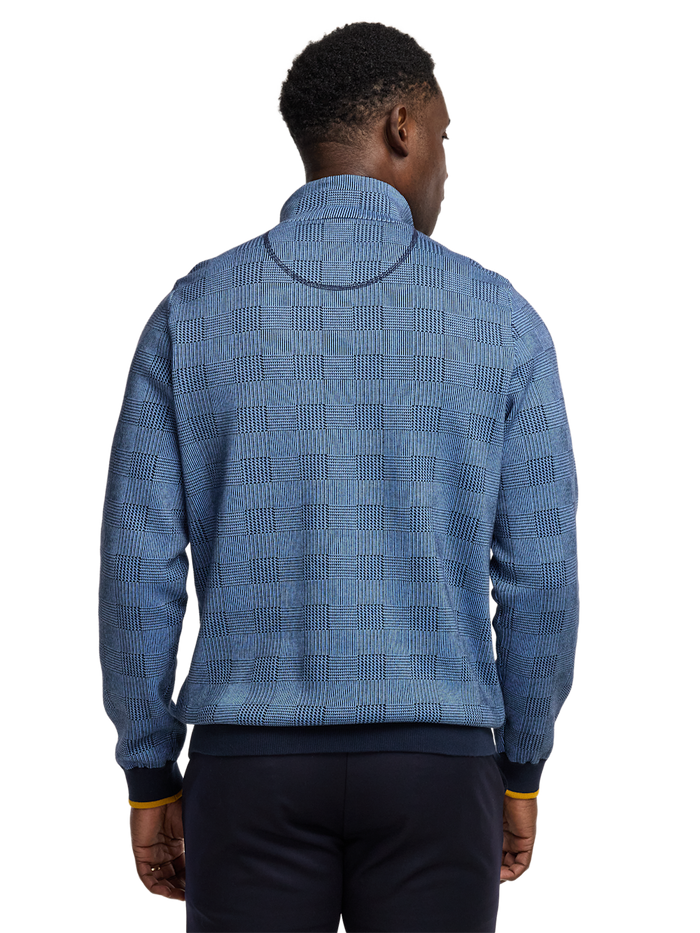 Alternate Image of Cotton Quarter Zip Mock Neck Sweater-4