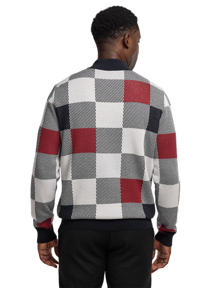 Alternate Image of Cotton Quarter Zip Mock Neck Sweater-4