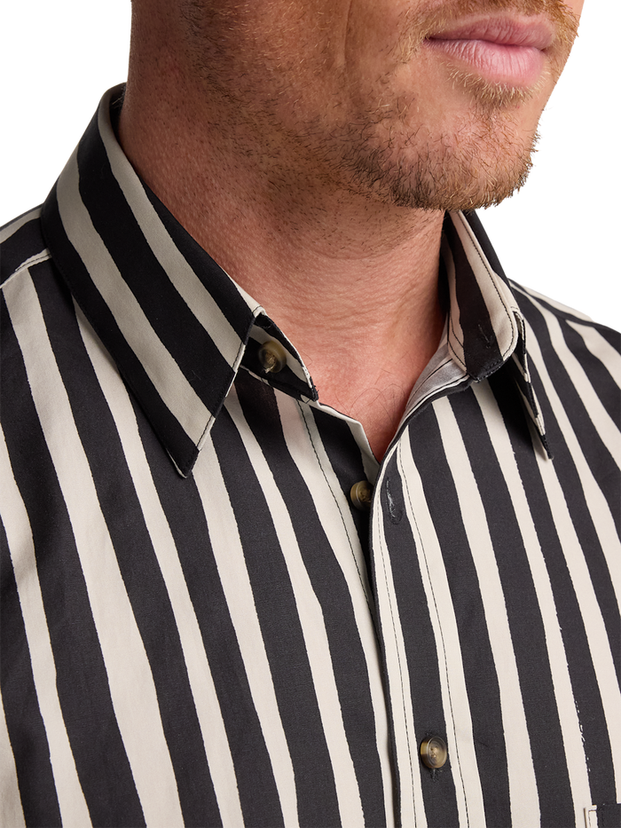 Alternate Image of Cotton Stripe Casual Shirt-2