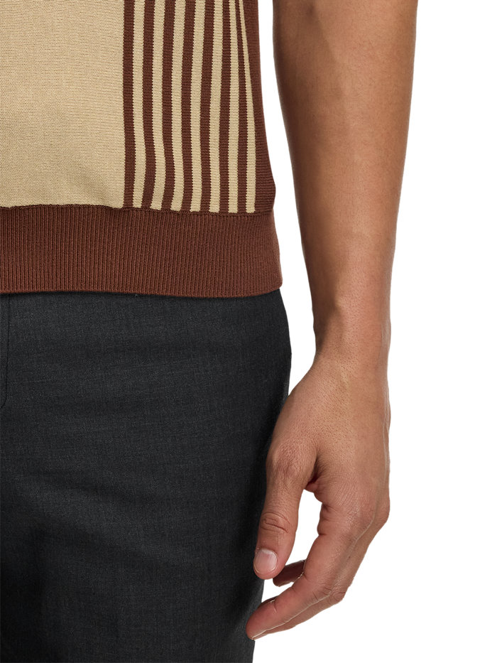 Alternate Image of Cotton Three Button Front Polo-3