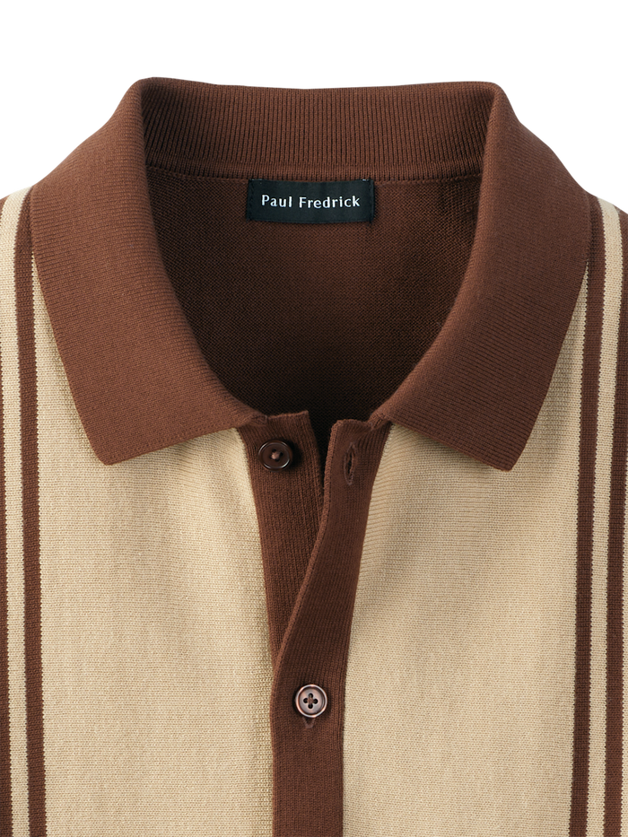 Alternate Image of Cotton Three Button Front Polo-5