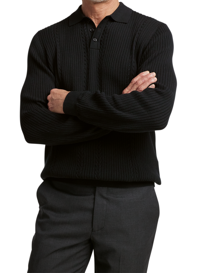 Alternate Image of Cotton Three Button Polo-1