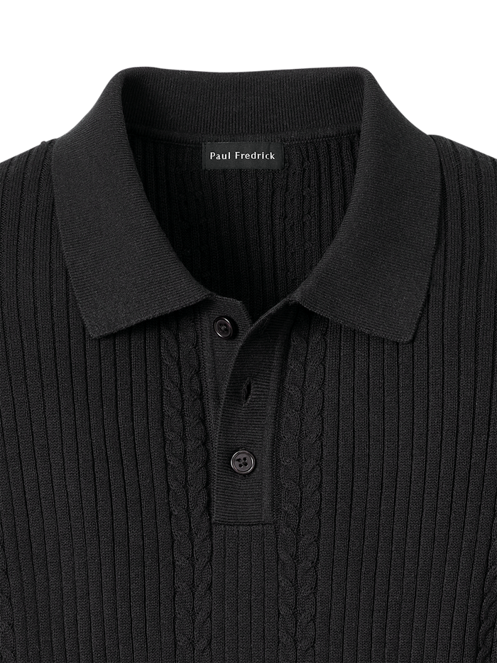 Alternate Image of Cotton Three Button Polo-5