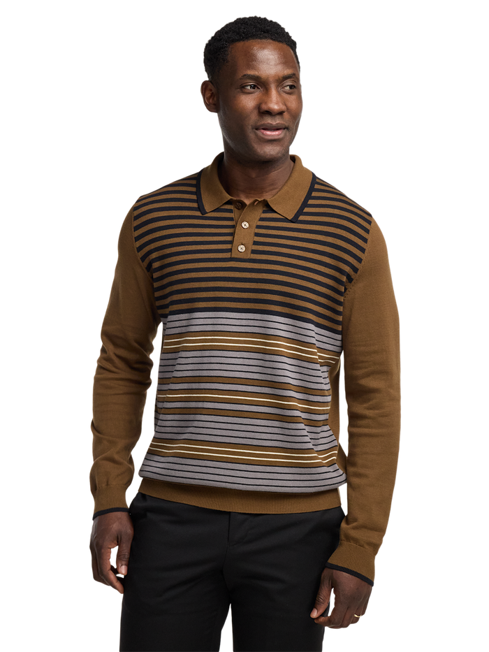 Alternate Image of Cotton Three Button Polo-1