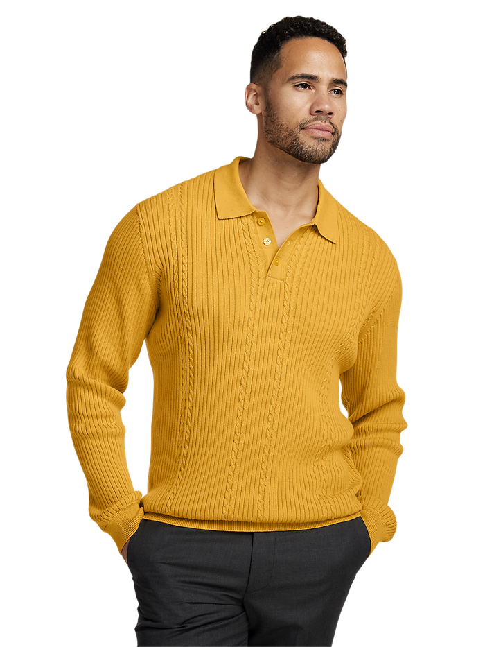 Alternate Image of Cotton Three Button Polo-1