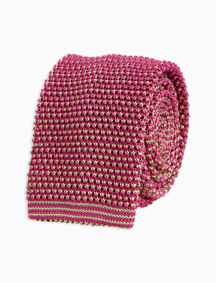 Cravatta uomo seta fucsia fantasia cangiante - Gallo 1927 - Official Online Shop