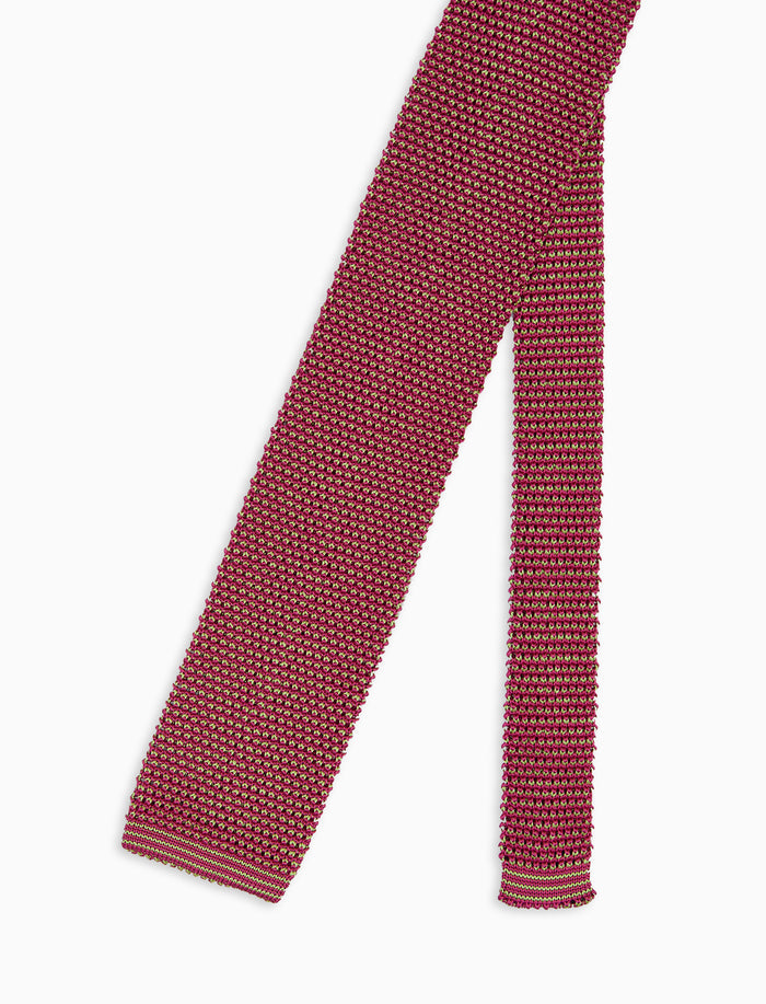Cravatta uomo seta fucsia fantasia cangiante - Gallo 1927 - Official Online Shop