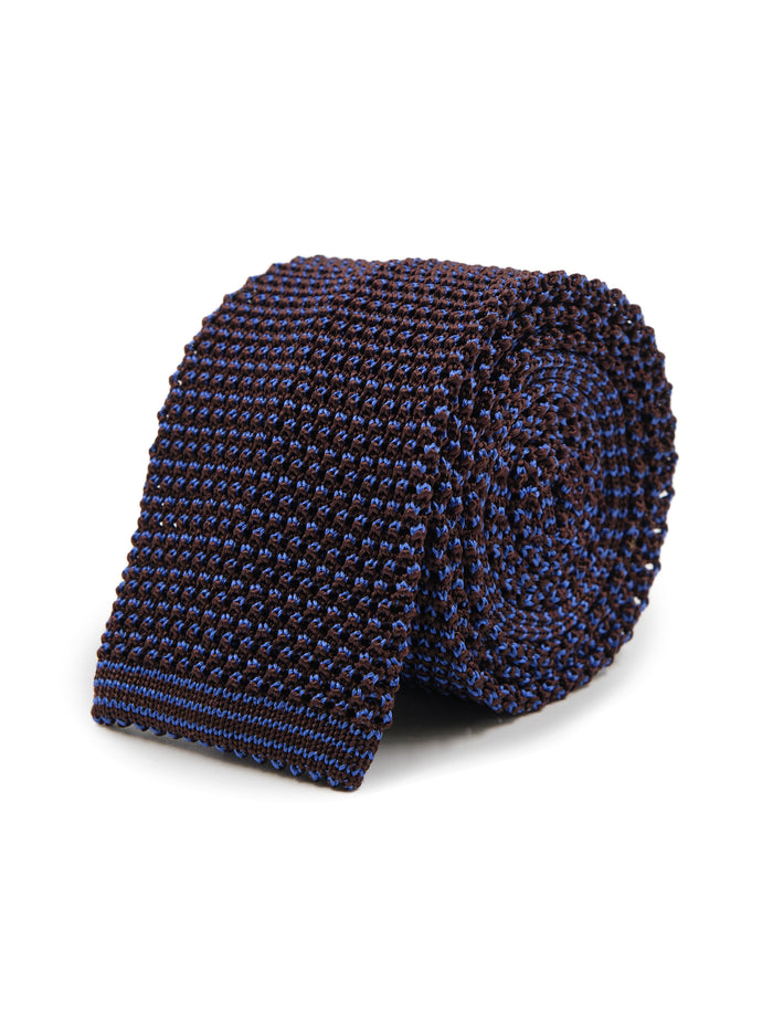 Cravatta uomo seta marrone fantasia cangiante - Gallo 1927 - Official Online Shop