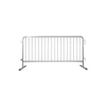 Crowdmaster® Crowd Control Pre Galvanized Heavy Duty Steel Barricade - HD Flat Feet - 6.5 Ft Long