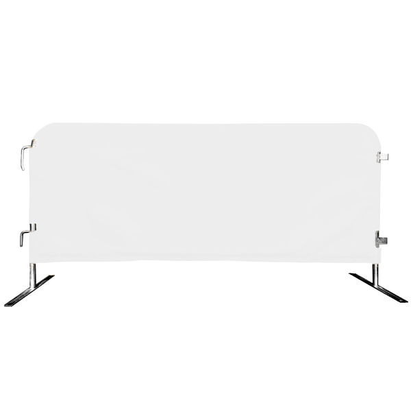 Crowdmaster®  Vinyl Crowd Control Barricade Jacket Cover - 8 ft Long