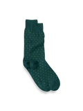 Product Image of Dot Cotton Blend Sock-Green Multi