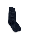 Product Image of Dot Cotton Blend Sock-Navy Multi
