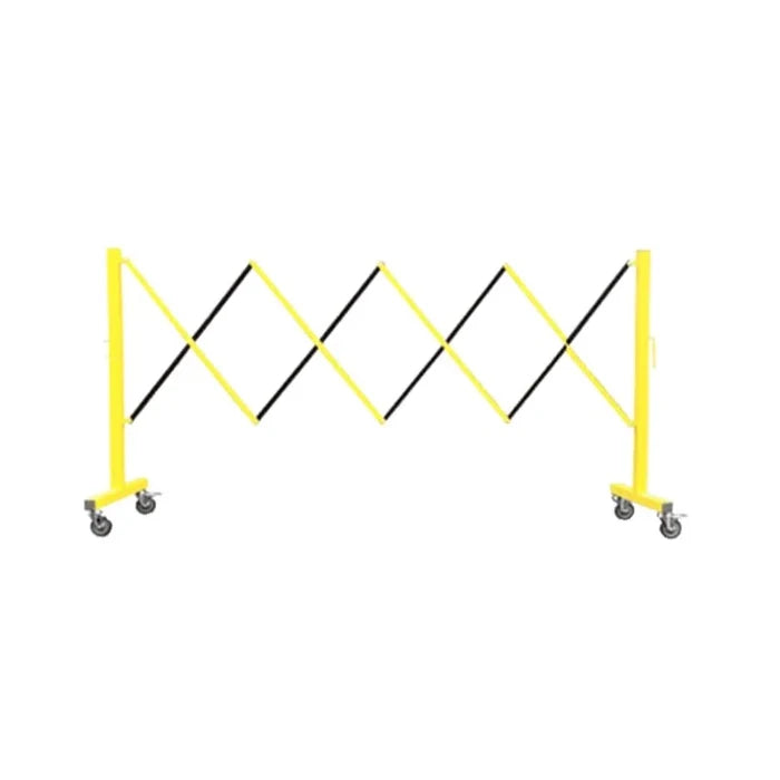Flexpro-110 Tough - Steel and Aluminum Made Expandable Barricade - Yellow-Black