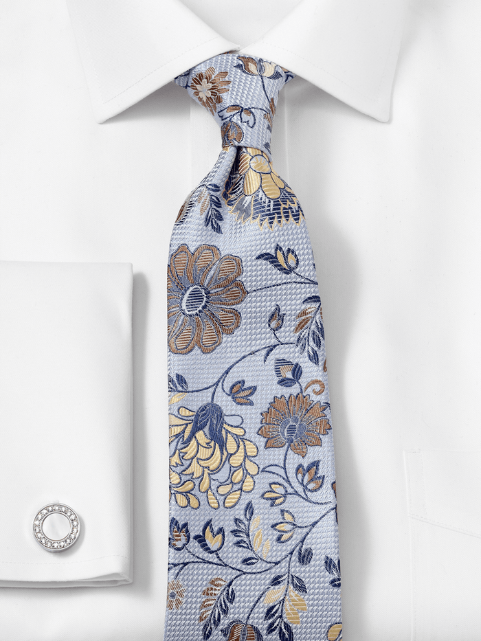 Alternate Image of Floral Woven Silk Tie-1