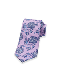 Product Image of Floral Woven Silk Tie-Purple/Blue
