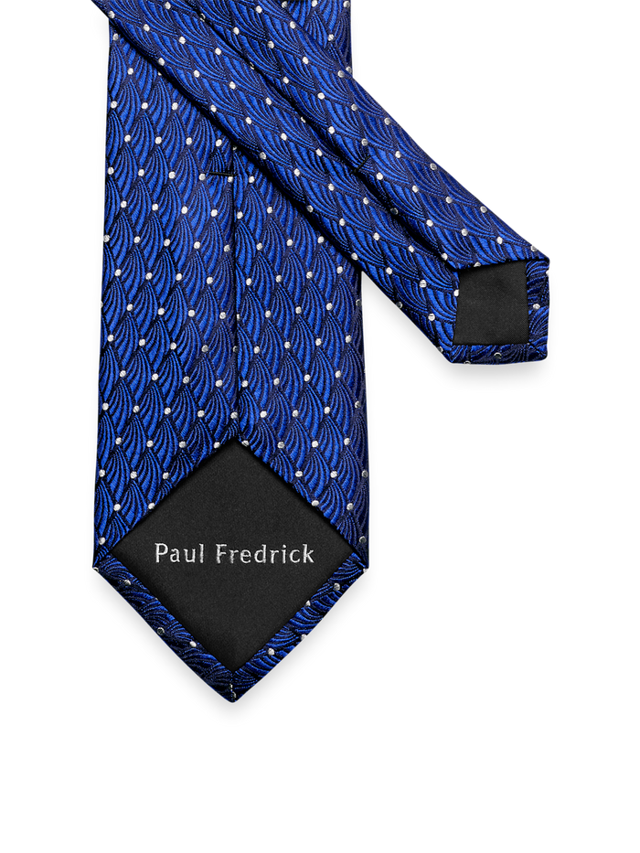 Alternate Image of Geometric Woven Silk Tie-2