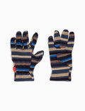 Guanti bambino pile blu righe multicolor - Gallo 1927 - Official Online Shop