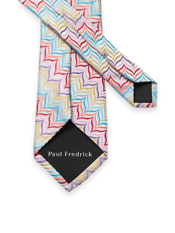 Alternate Image of Herringbone Woven Silk Tie-1
